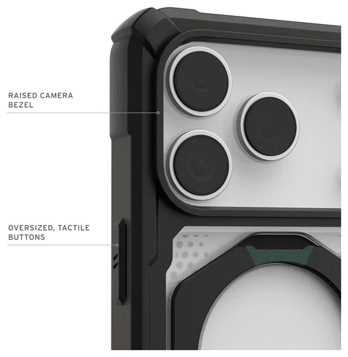 UAG Plasma XTE iPhone 17 Pro Hoesje MagSafe Stand Back Cover Transparant Zwart afbeelding 5