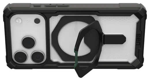 UAG Plasma XTE iPhone 17 Pro Hoesje MagSafe Stand Back Cover Transparant Zwart afbeelding 6
