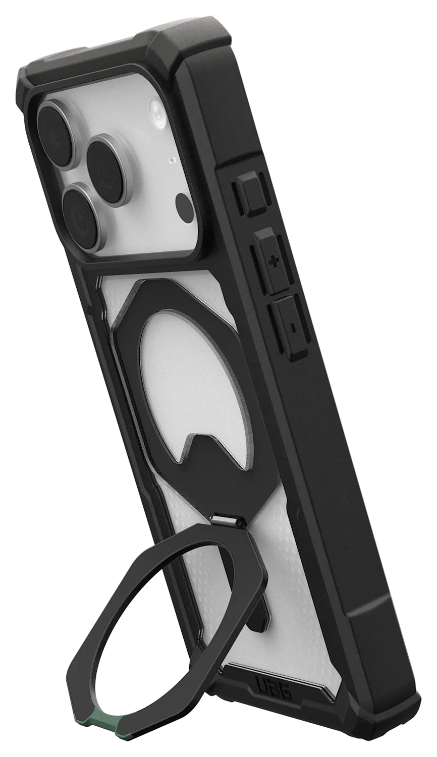 UAG Plasma XTE iPhone 17 Pro Hoesje MagSafe Stand Back Cover Transparant Zwart afbeelding 9