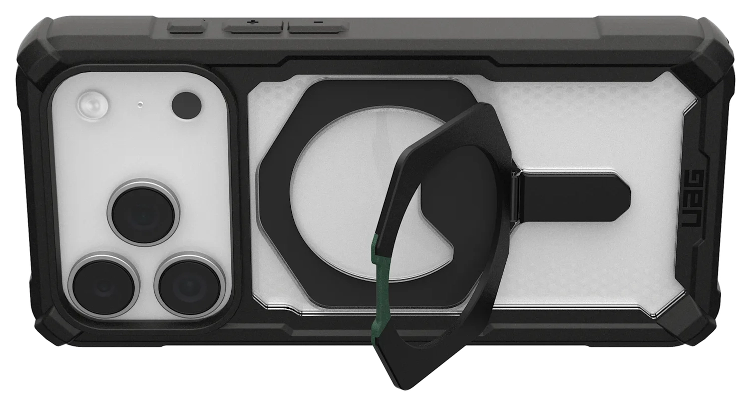UAG Plasma XTE iPhone 17 Pro Hoesje MagSafe Stand Back Cover Transparant Zwart afbeelding 11