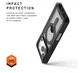UAG Plasma XTE iPhone 17 Pro Hoesje MagSafe Stand Back Cover Transparant Zwart afbeelding 3