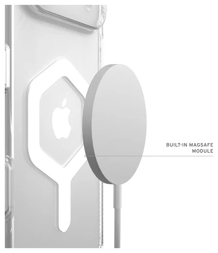 UAG Plyo Pro Apple iPhone Air Hoesje MagSafe Back Cover Ice / Wit afbeelding 5