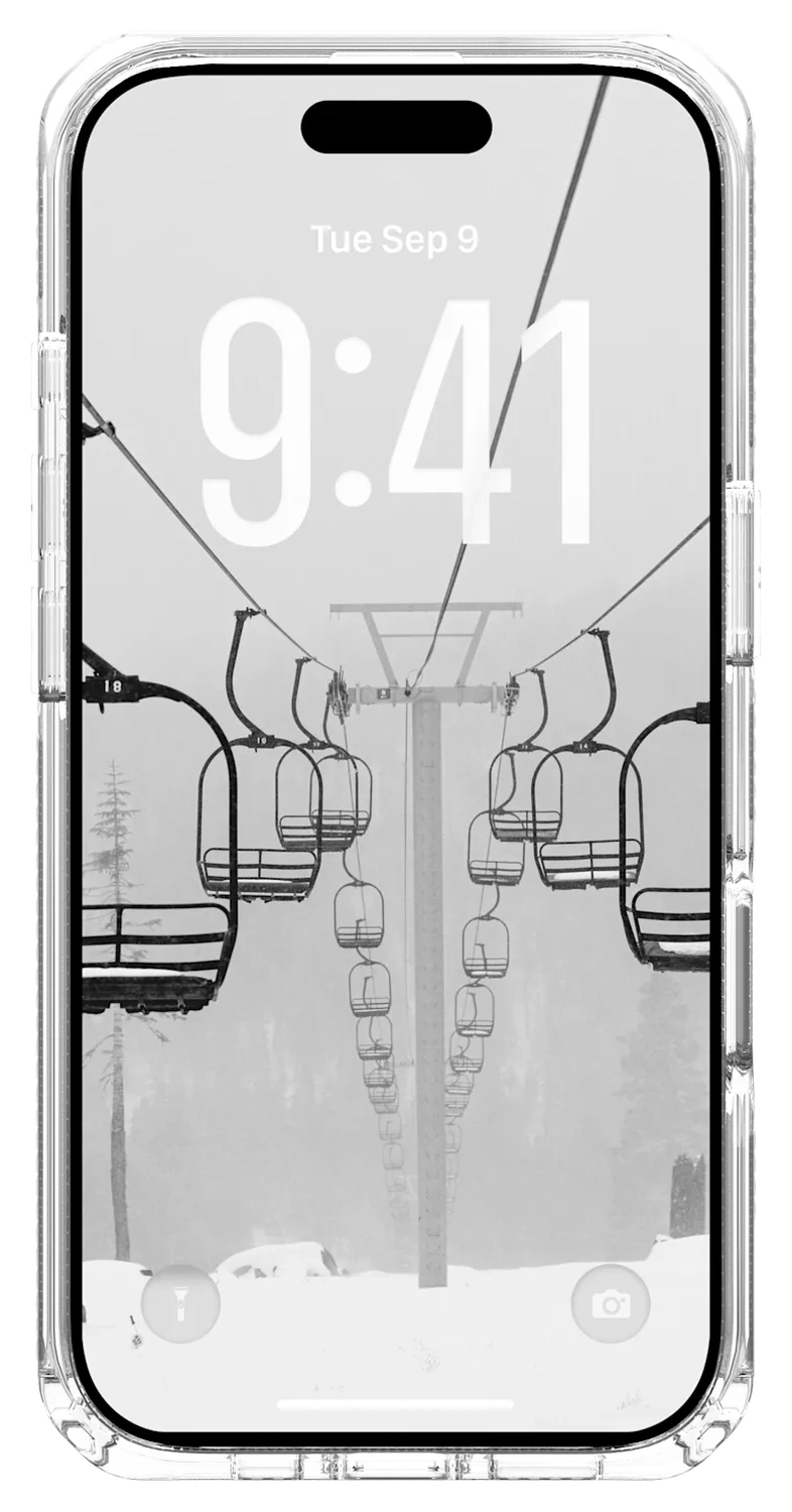 Urban Armor Gear Plyo Apple iPhone 17 Hoesje Back Cover Ice Wit afbeelding 3