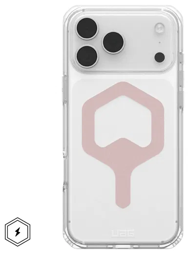 UAG Plyo Pro iPhone 17 Pro Max Hoesje MagSafe Back Cover Ice Roze Goud afbeelding 2