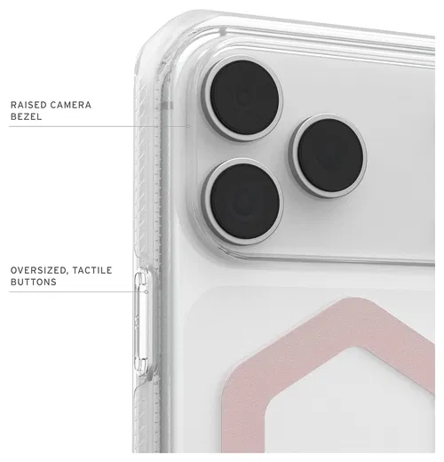 UAG Plyo Pro iPhone 17 Pro Max Hoesje MagSafe Back Cover Ice Roze Goud afbeelding 6