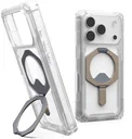 UAG Plasma XTE iPhone 17 Pro Hoesje MagSafe Stand Back Cover Titanium Clear