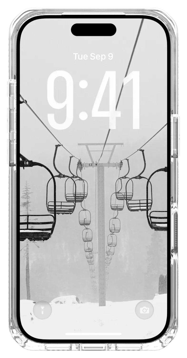 UAG Plyo Pro iPhone 17 Pro Hoesje MagSafe Back Cover Ice Zilver afbeelding 9