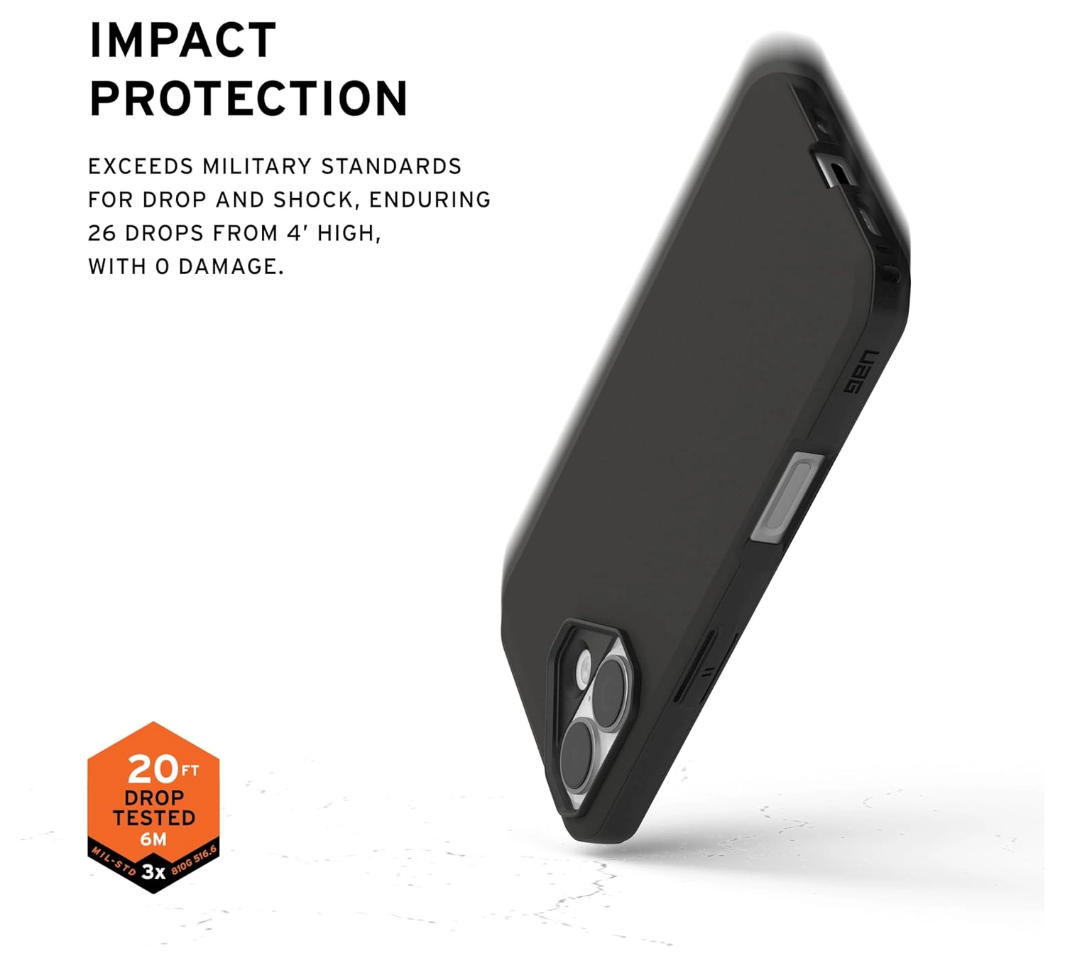 UAG Civilian Apple iPhone 17 Hoesje MagSafe Back Cover Zwart afbeelding 6