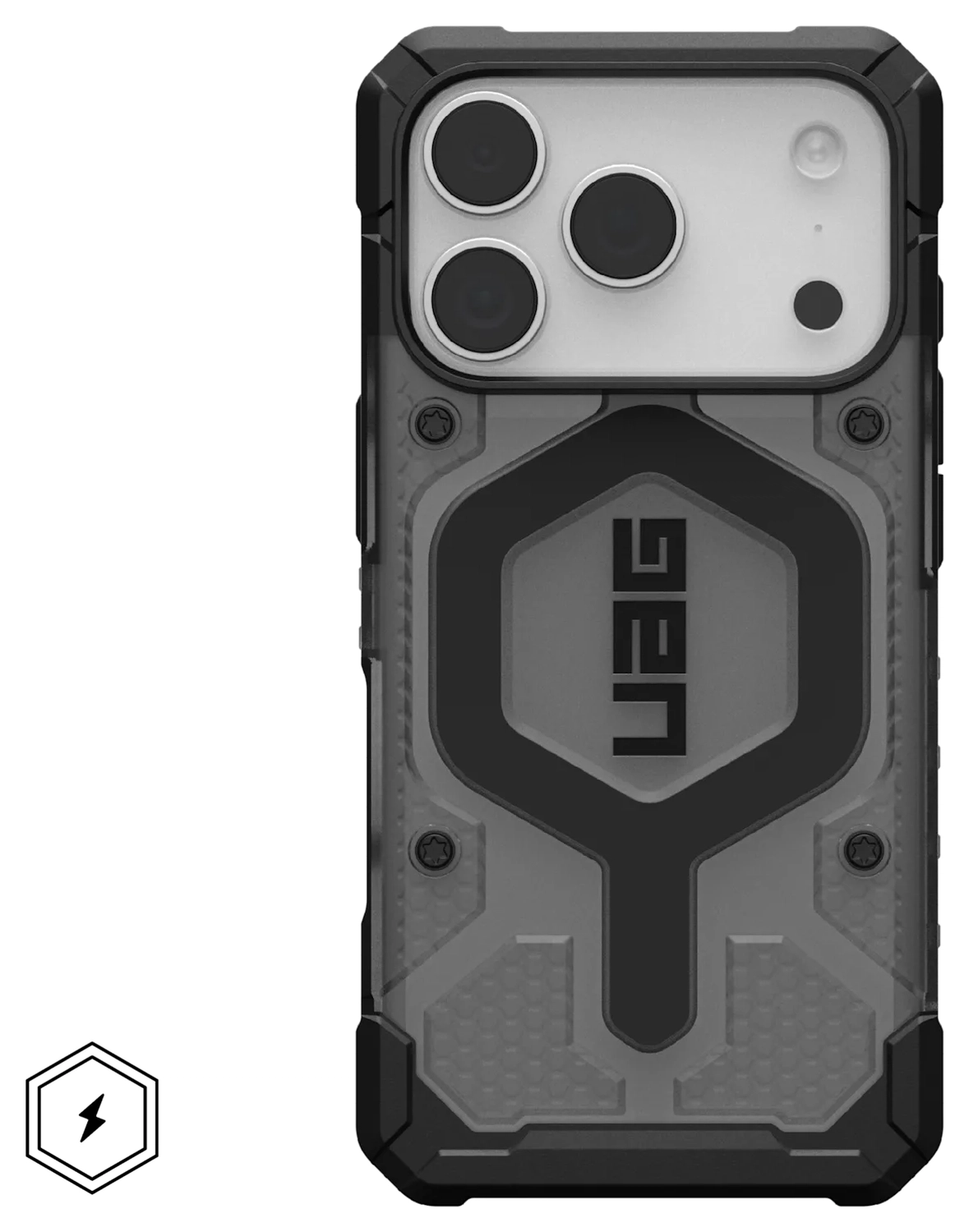 UAG Pathfinder iPhone 17 Pro Hoesje MagSafe Back Cover Ash Zwart afbeelding 8