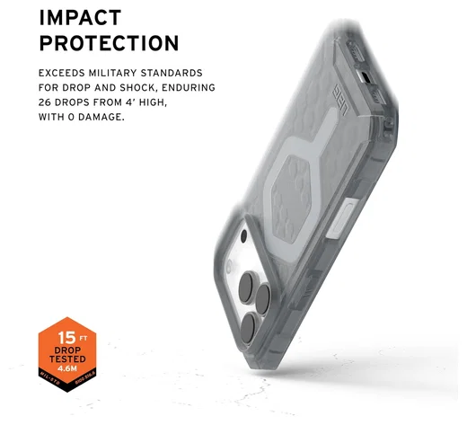 UAG Essential Armor iPhone 17 Pro Hoesje MagSafe Back Cover Ash afbeelding 4