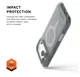 UAG Essential Armor Apple iPhone 17 Pro Max Hoesje MagSafe Back Cover Ash afbeelding 4