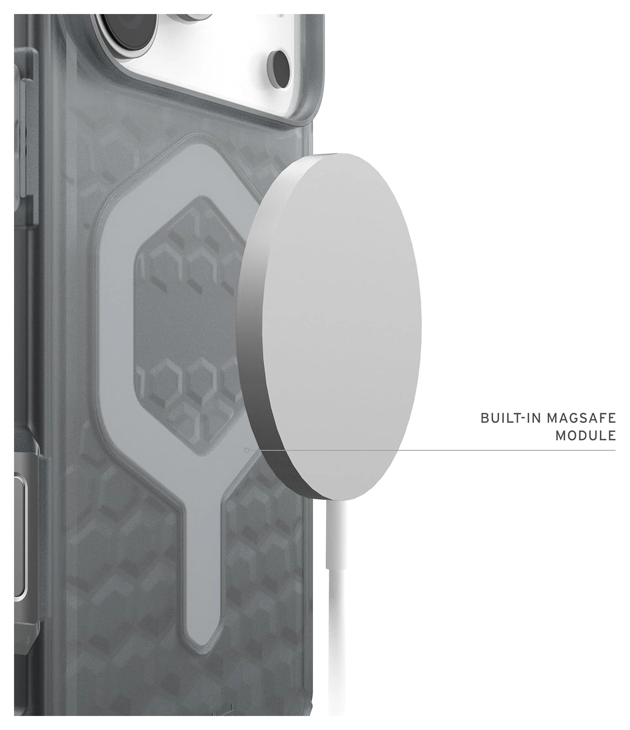 UAG Essential Armor Apple iPhone 17 Pro Max Hoesje MagSafe Back Cover Ash afbeelding 5