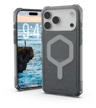 UAG Essential Armor Apple iPhone 17 Pro Max Hoesje MagSafe Back Cover Ash