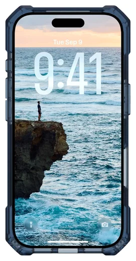 UAG Essential Armor iPhone 17 Pro Hoesje MagSafe Back Cover Blauw afbeelding 12