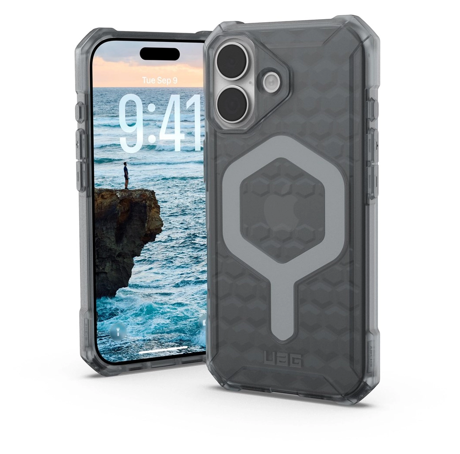 UAG Essential Armor Apple iPhone 17 Hoesje MagSafe Back Cover Ash afbeelding 1