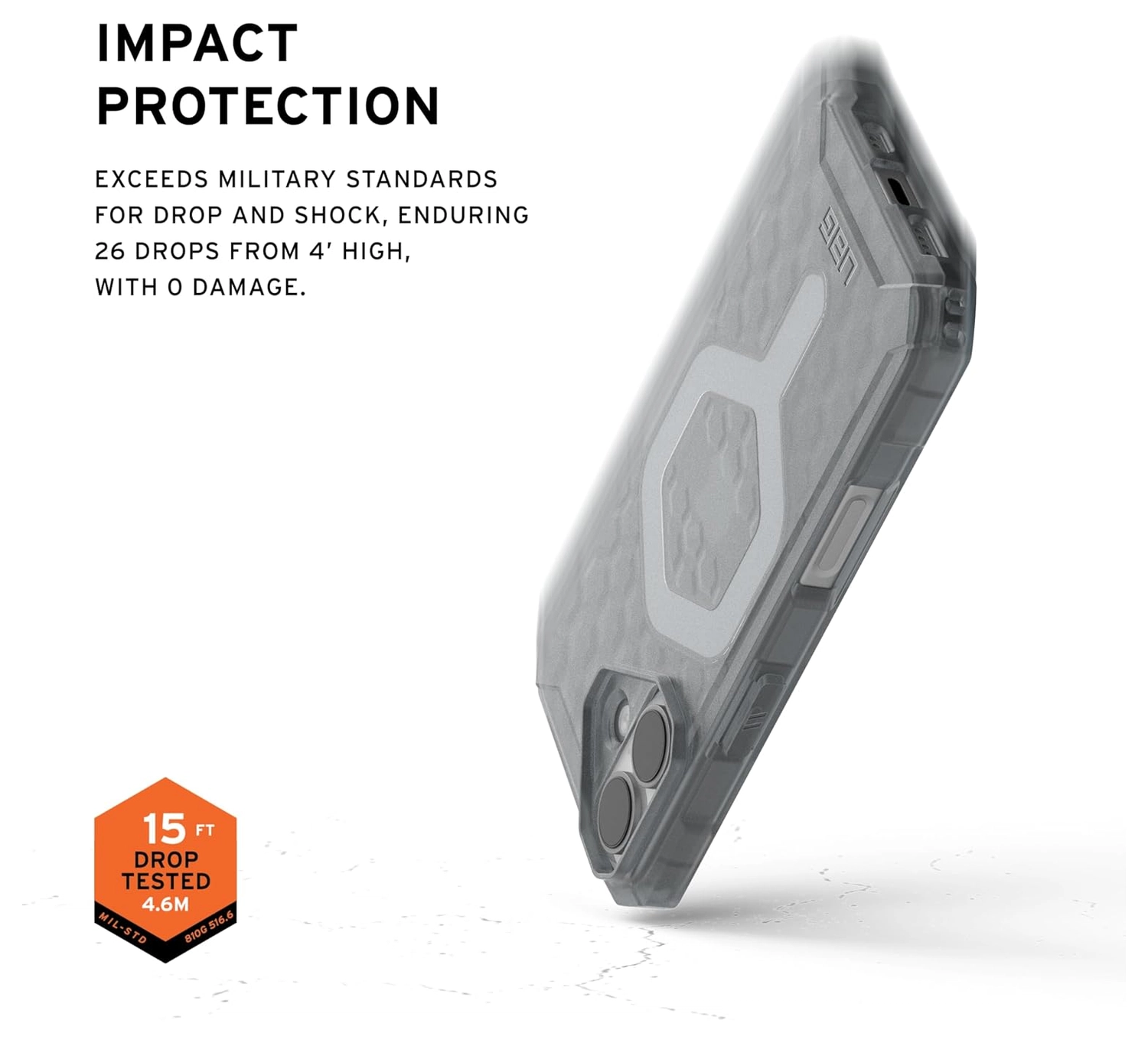 UAG Essential Armor Apple iPhone 17 Hoesje MagSafe Back Cover Ash afbeelding 4