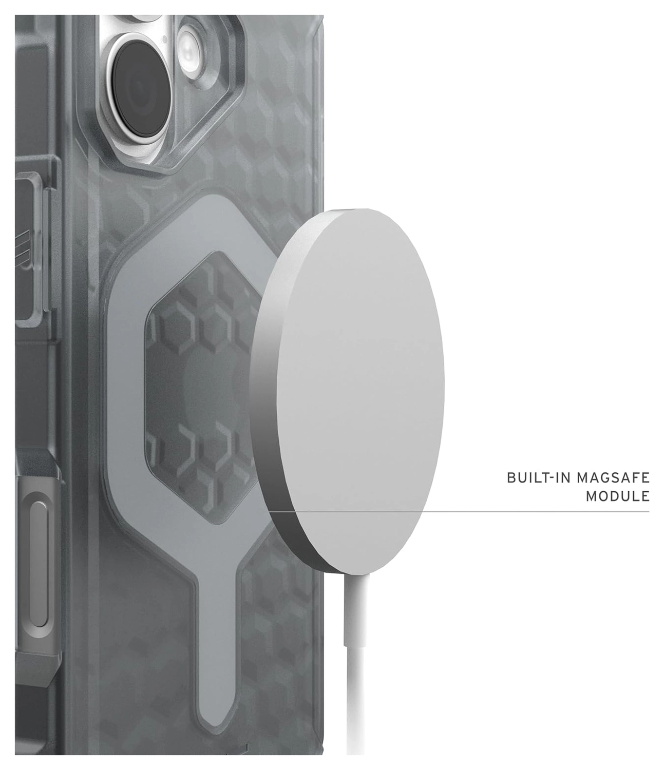 UAG Essential Armor Apple iPhone 17 Hoesje MagSafe Back Cover Ash afbeelding 5