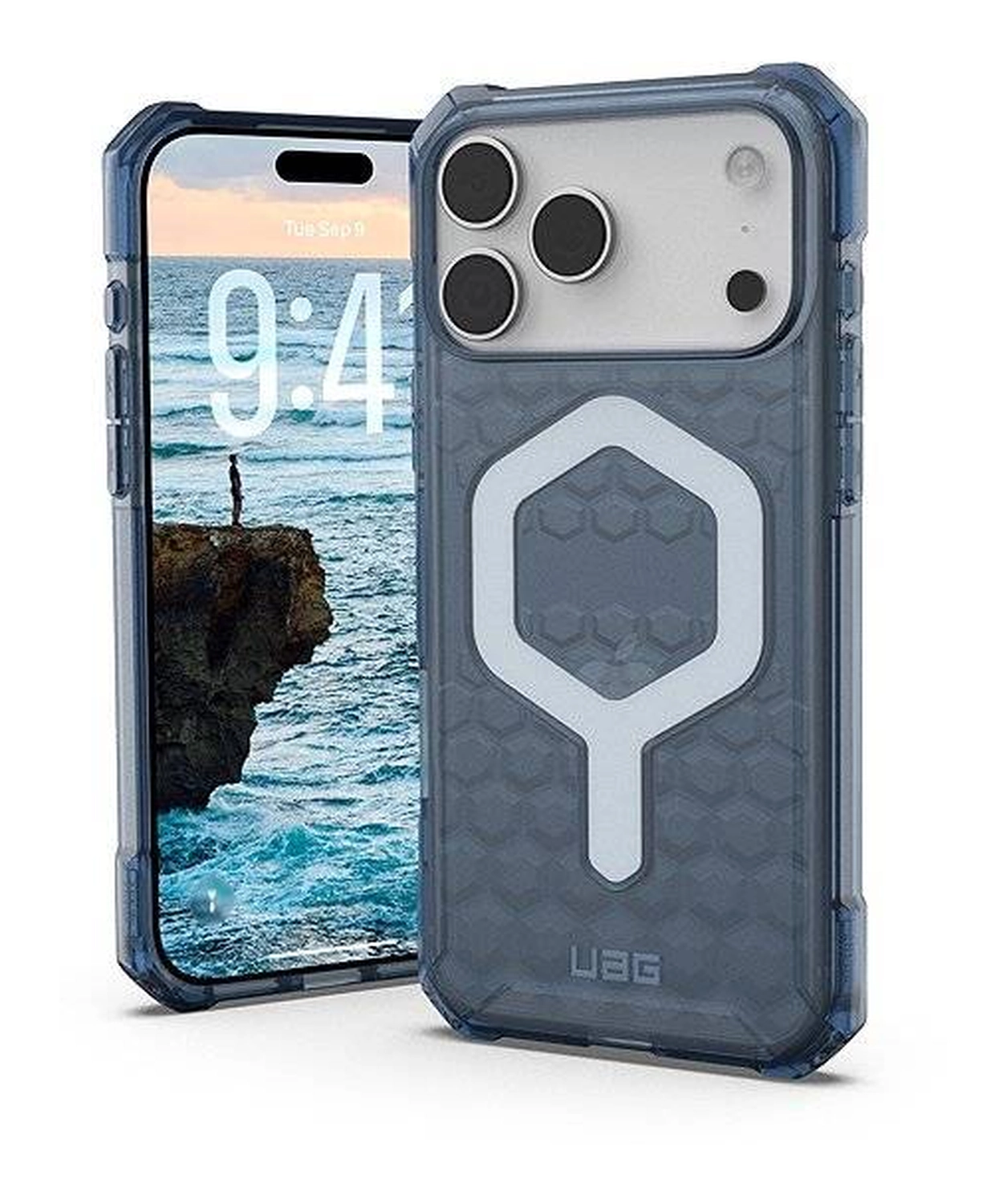 UAG Essential Armor Apple iPhone 17 Pro Max Hoesje MagSafe Back Cover Blauw afbeelding 1