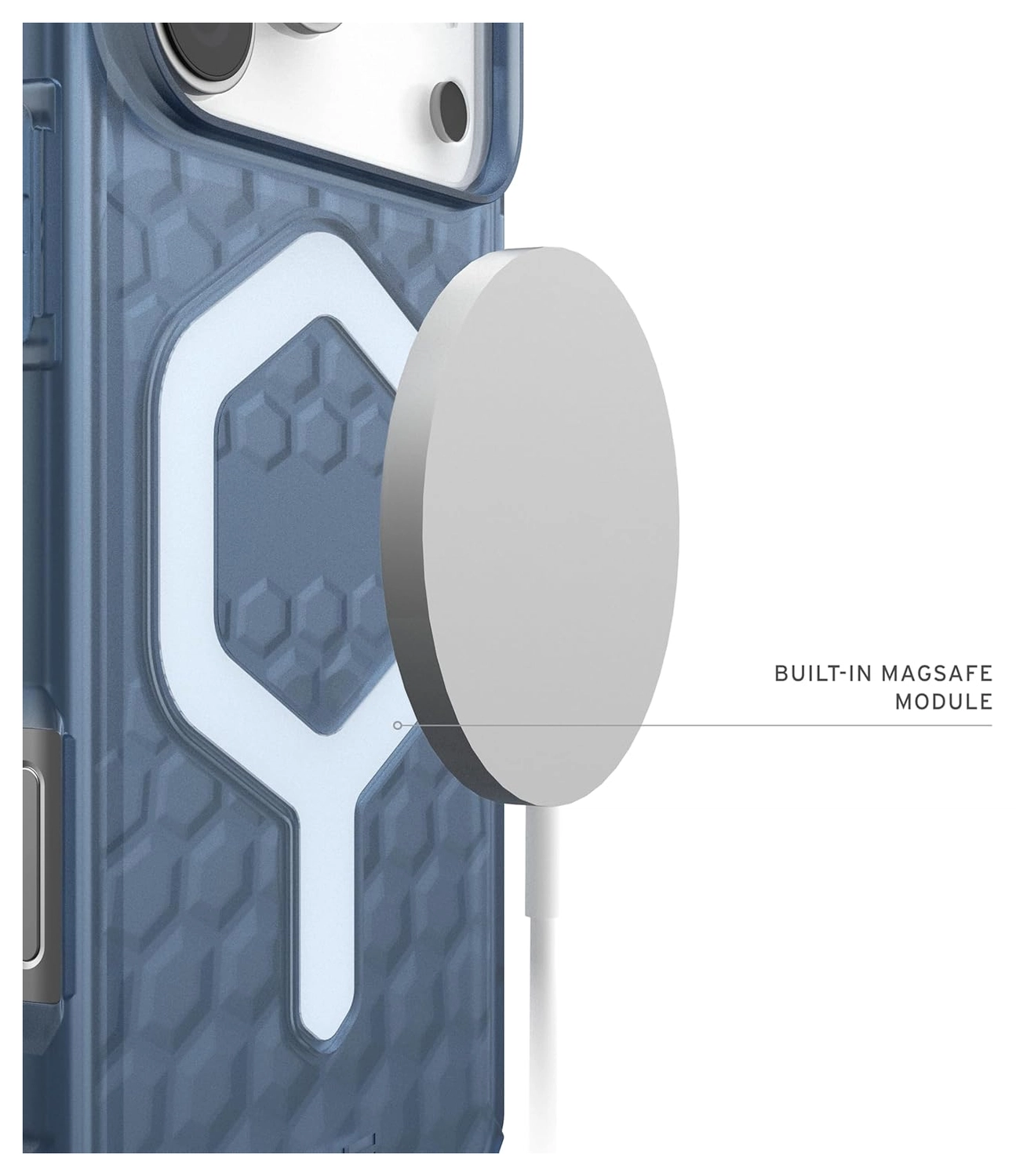 UAG Essential Armor Apple iPhone 17 Pro Max Hoesje MagSafe Back Cover Blauw afbeelding 5