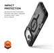 UAG Pathfinder Apple iPhone 17 Pro Max Hoesje MagSafe Back Cover Ash Zwart afbeelding 4