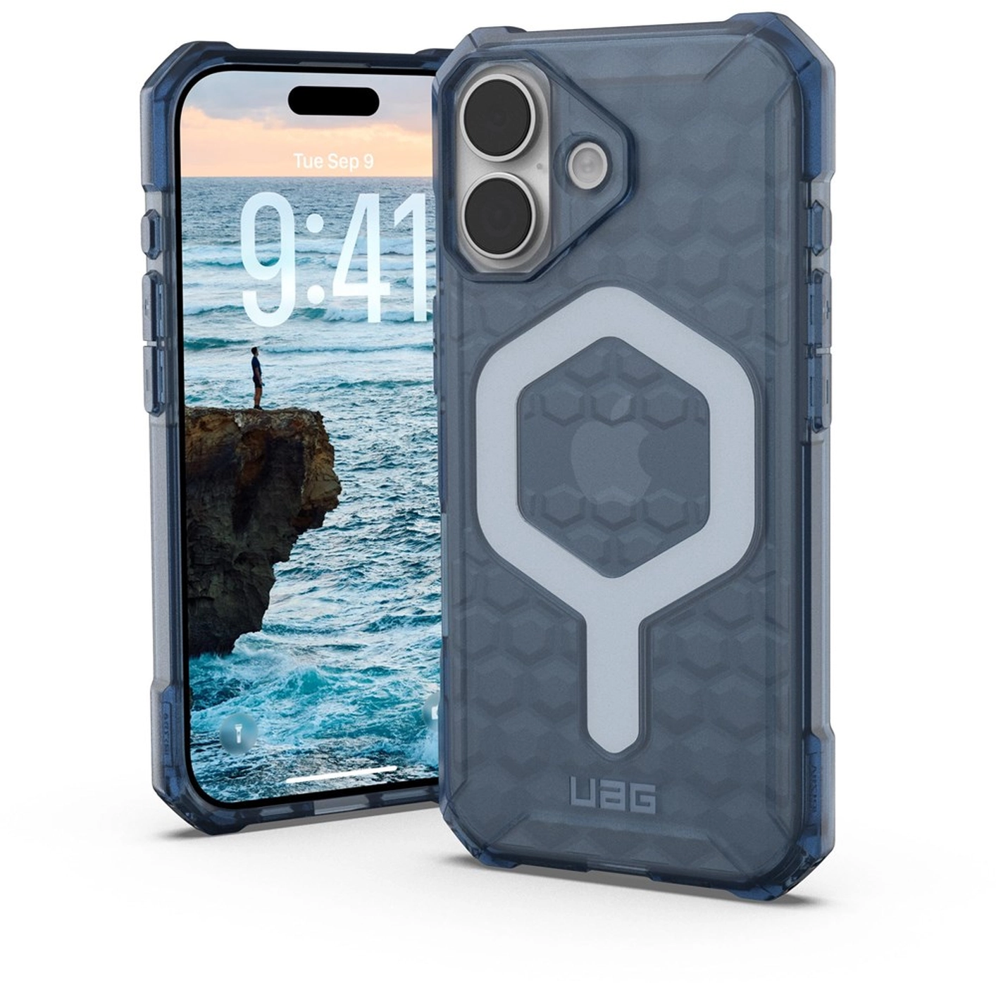 UAG Essential Armor Apple iPhone 17 Hoesje MagSafe Back Cover Blauw afbeelding 1