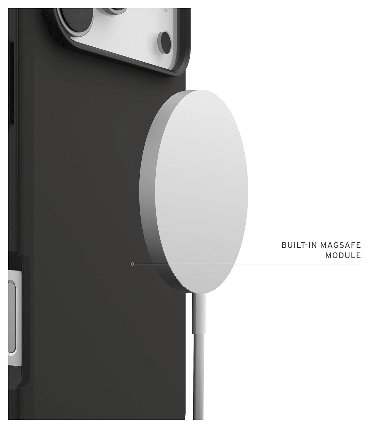 UAG Civilian LT iPhone 17 Pro Max Hoesje MagSafe Back Cover Zwart afbeelding 5