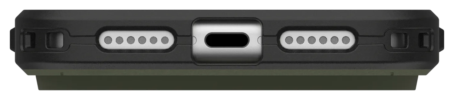 UAG Civilian iPhone 17 Pro Max Hoesje MagSafe Back Cover Groen Oranje afbeelding 12