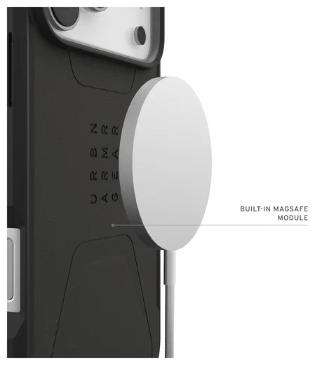 UAG Civilian iPhone 17 Pro Max Hoesje MagSafe Back Cover Zwart afbeelding 5