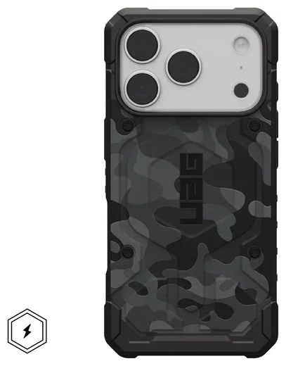 UAG Pathfinder iPhone 17 Pro Hoesje MagSafe Back Cover Camo Zwart afbeelding 8
