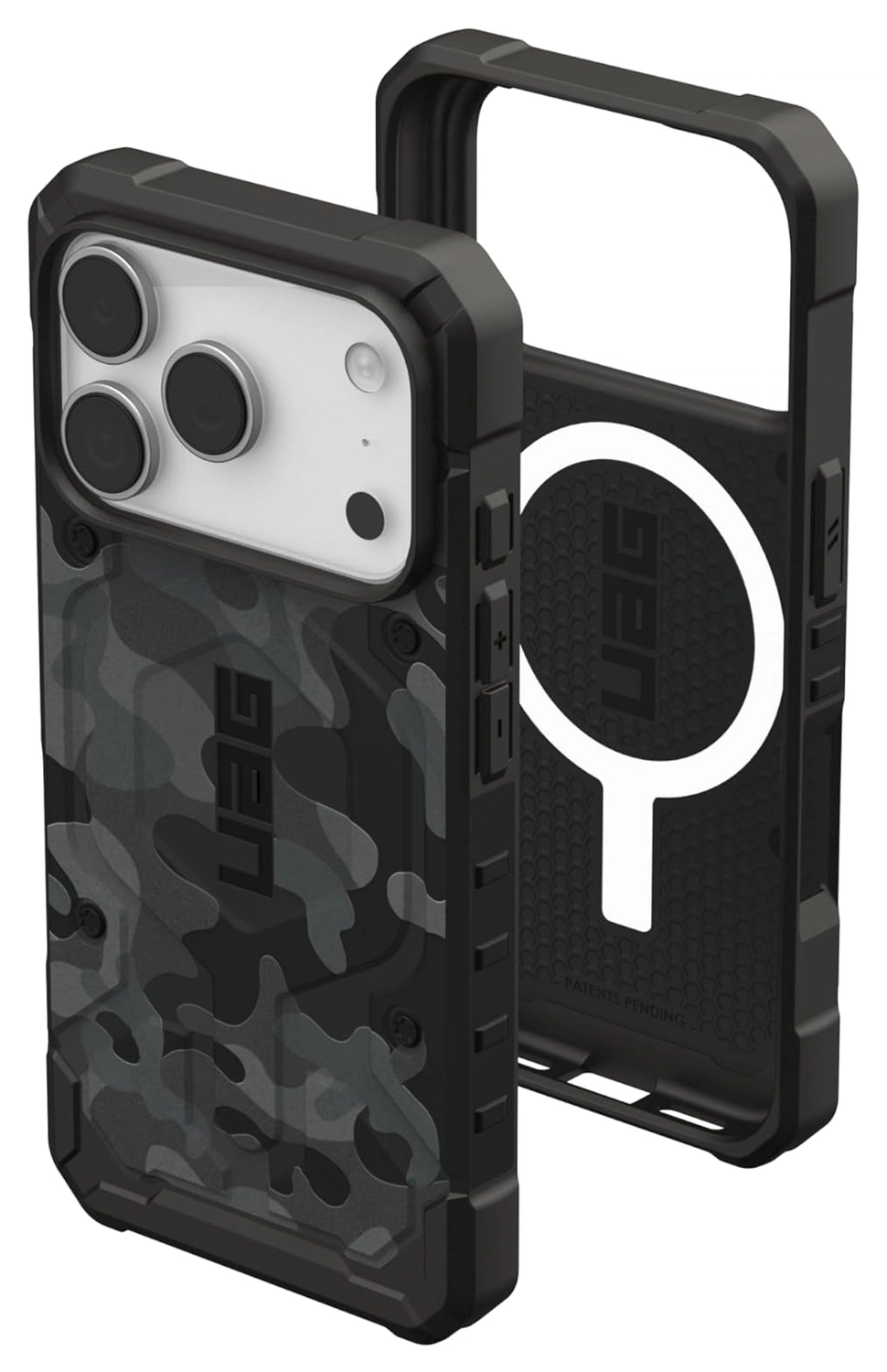 UAG Pathfinder iPhone 17 Pro Hoesje MagSafe Back Cover Camo Zwart afbeelding 2