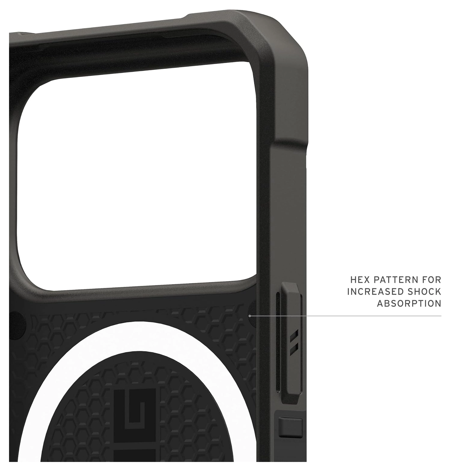 UAG Pathfinder iPhone 17 Pro Hoesje MagSafe Back Cover Camo Zwart afbeelding 7