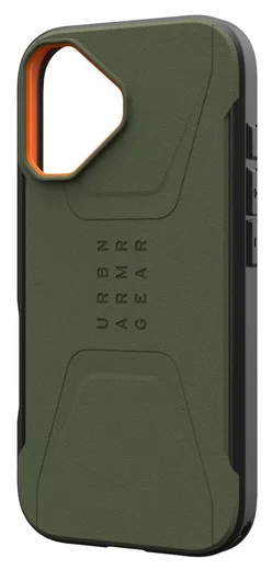 UAG Civilian Apple iPhone 17 Hoesje MagSafe Back Cover Groen Oranje afbeelding 12