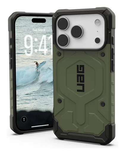 UAG Pathfinder iPhone 17 Pro Hoesje MagSafe Back Cover Groen afbeelding 1