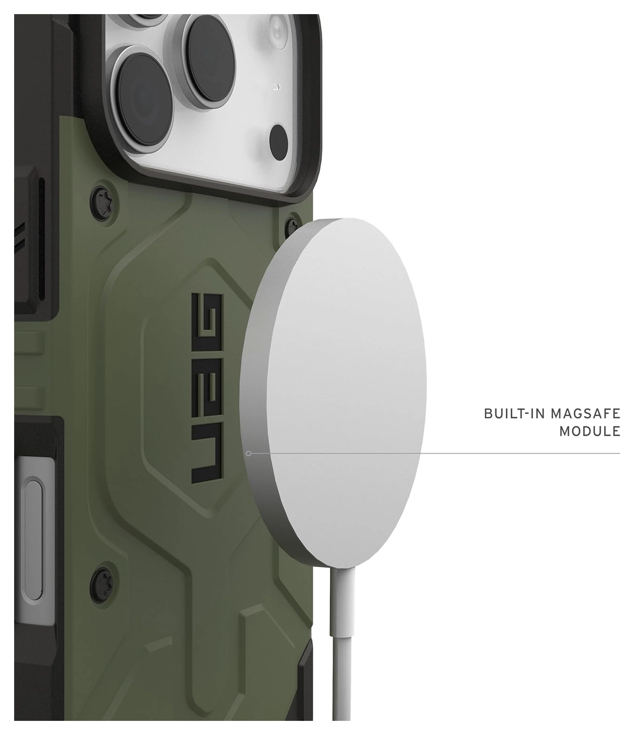 UAG Pathfinder iPhone 17 Pro Hoesje MagSafe Back Cover Groen afbeelding 5