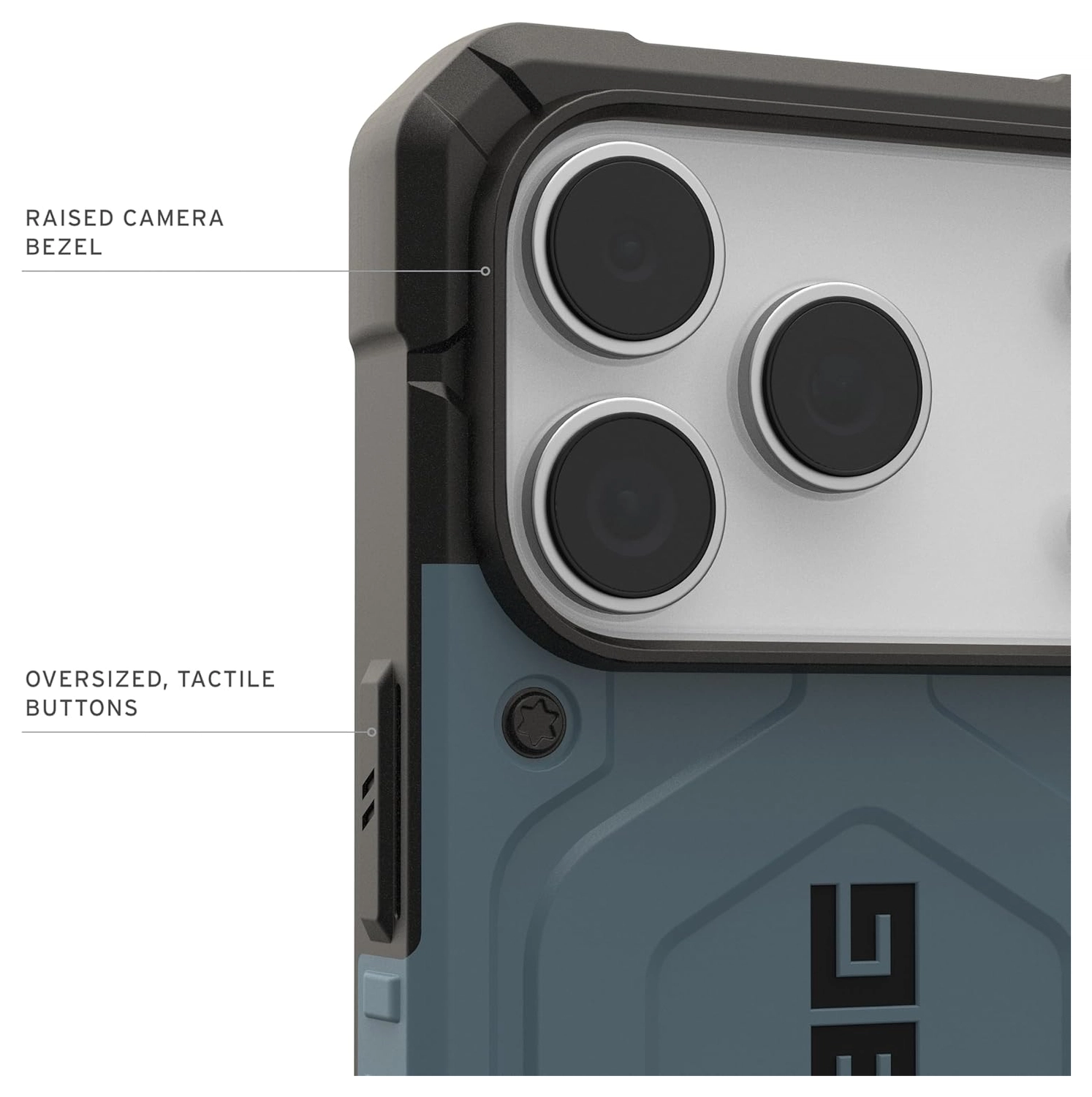 UAG Pathfinder iPhone 17 Pro Hoesje MagSafe Back Cover Blauw afbeelding 6