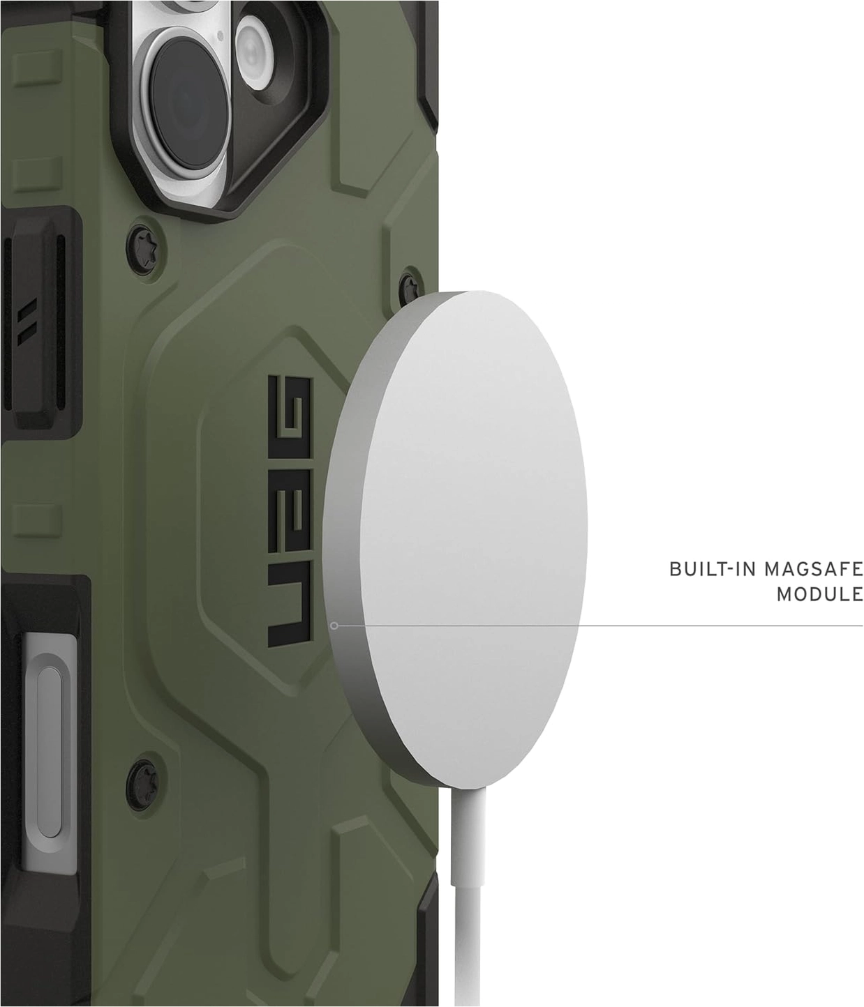 UAG Pathfinder Apple iPhone 17 Hoesje MagSafe Back Cover Groen afbeelding 5