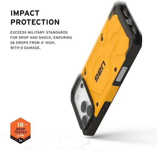 UAG Pathfinder Apple iPhone 17 Pro Max Hoesje MagSafe Back Cover Geel afbeelding 4