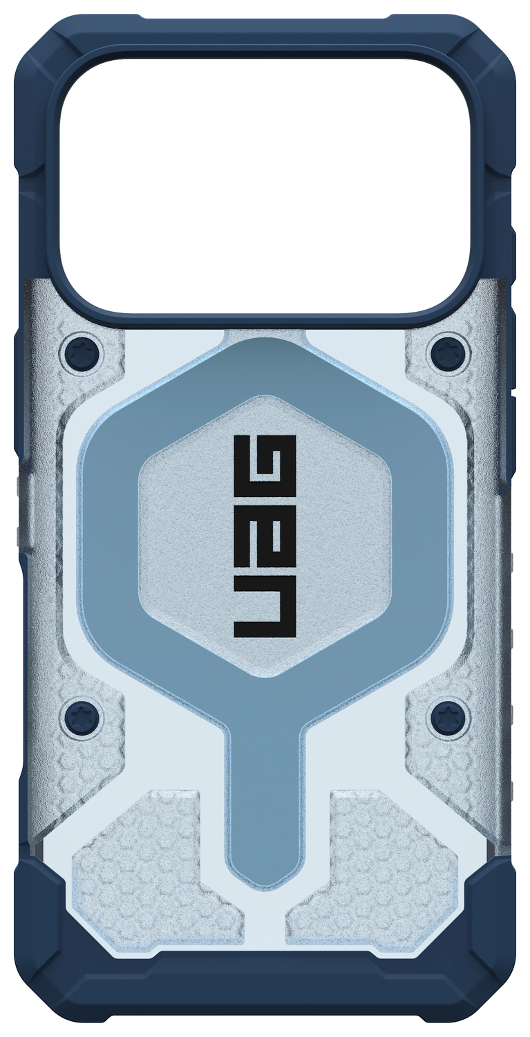 UAG Pathfinder Clear iPhone 17 Pro Hoesje MagSafe met Koord Blauw afbeelding 5