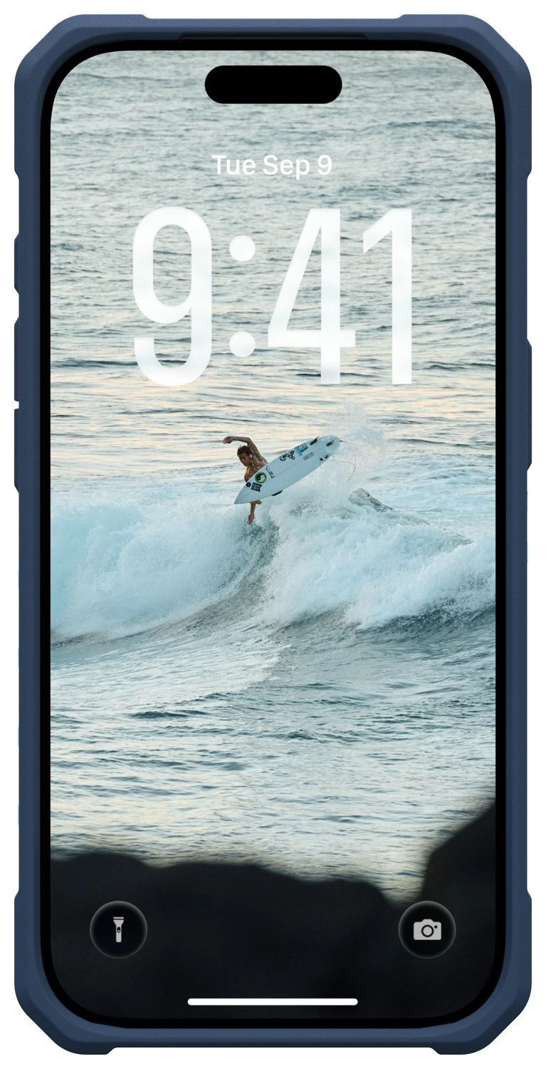 UAG Pathfinder Clear iPhone 17 Pro Hoesje MagSafe met Koord Blauw afbeelding 7