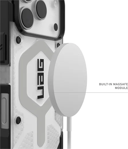 UAG Pathfinder iPhone 17 Pro Hoesje MagSafe Back Cover Ice Zilver afbeelding 5