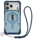 UAG Pathfinder Clear iPhone 17 Pro Max Hoesje MagSafe met Koord Blauw afbeelding 1