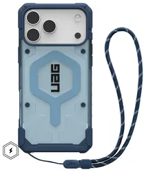UAG Pathfinder Clear iPhone 17 Pro Max Hoesje MagSafe met Koord Blauw afbeelding