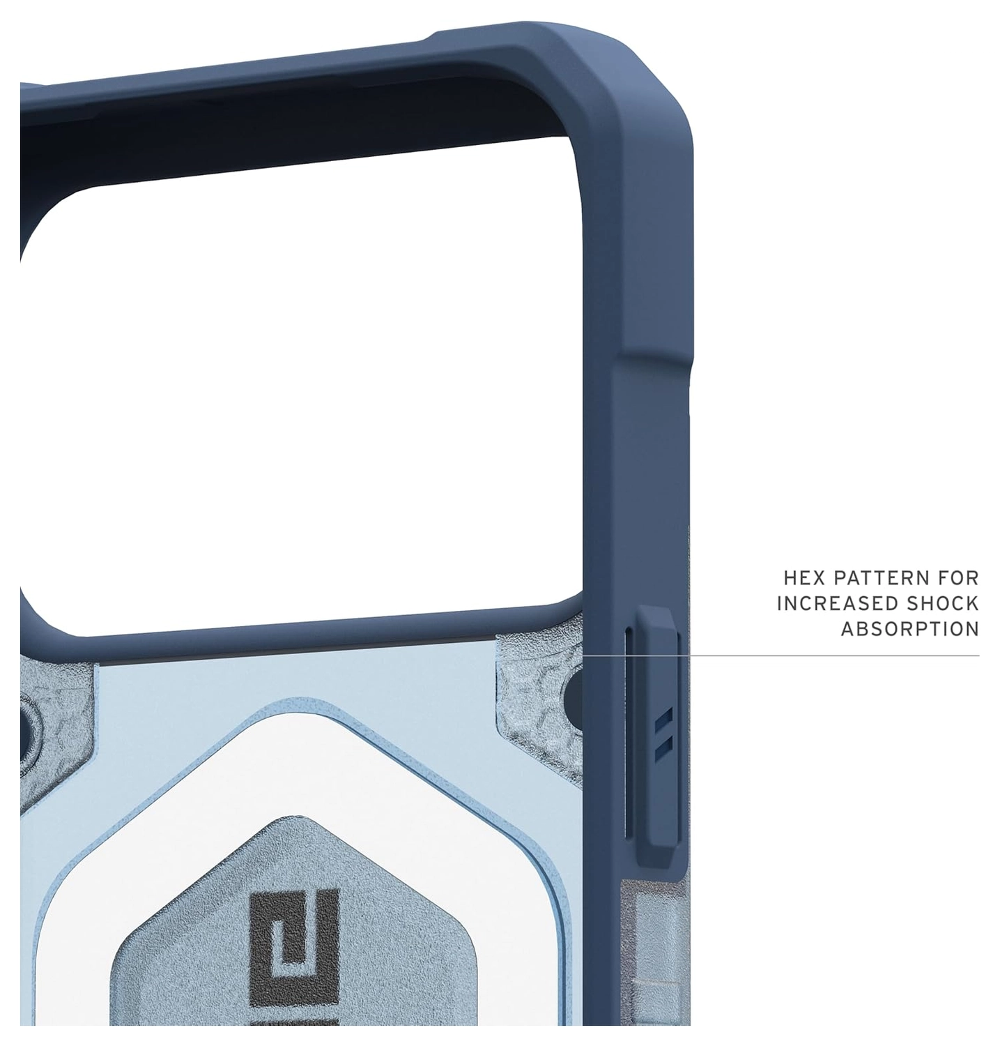 UAG Pathfinder Clear iPhone 17 Pro Max Hoesje MagSafe met Koord Blauw afbeelding 7