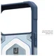 UAG Pathfinder Clear iPhone 17 Pro Max Hoesje MagSafe met Koord Blauw afbeelding 7