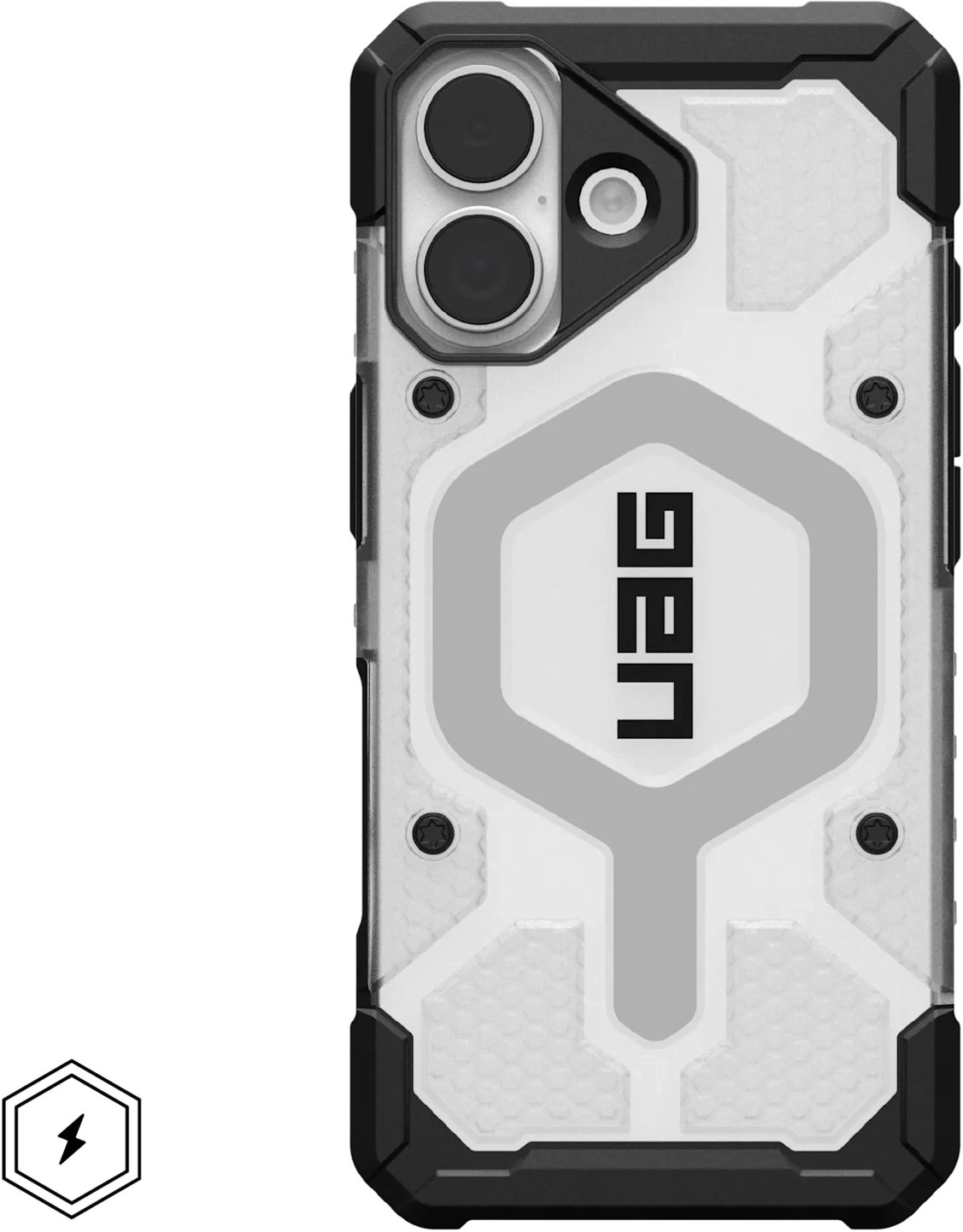 UAG Pathfinder Apple iPhone 17 Hoesje MagSafe Back Cover Ice Zilver afbeelding 8