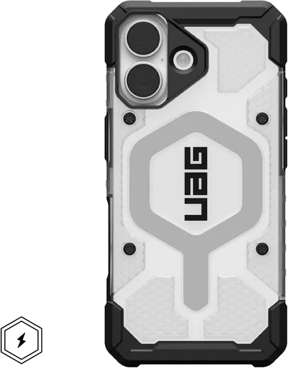 UAG Pathfinder Apple iPhone 17 Hoesje MagSafe Back Cover Ice Zilver afbeelding 8