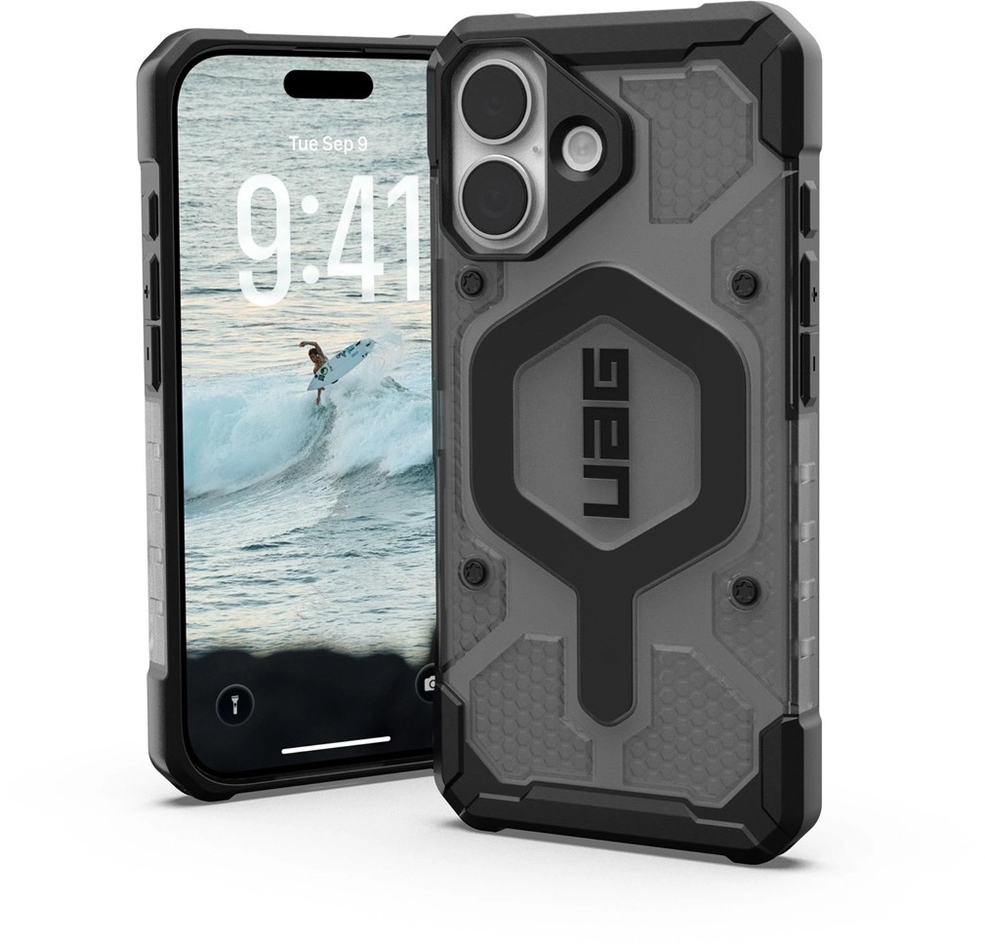 UAG Pathfinder Apple iPhone 17 Hoesje MagSafe Back Cover Ash Zwart afbeelding 1