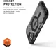 UAG Pathfinder Apple iPhone 17 Hoesje MagSafe Back Cover Ash Zwart afbeelding 4