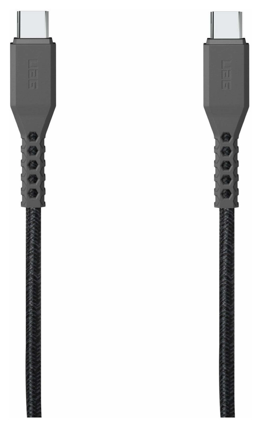 UAG USB-C naar USB-C Kabel 60W Power Delivery 1.2M Grijs afbeelding 2