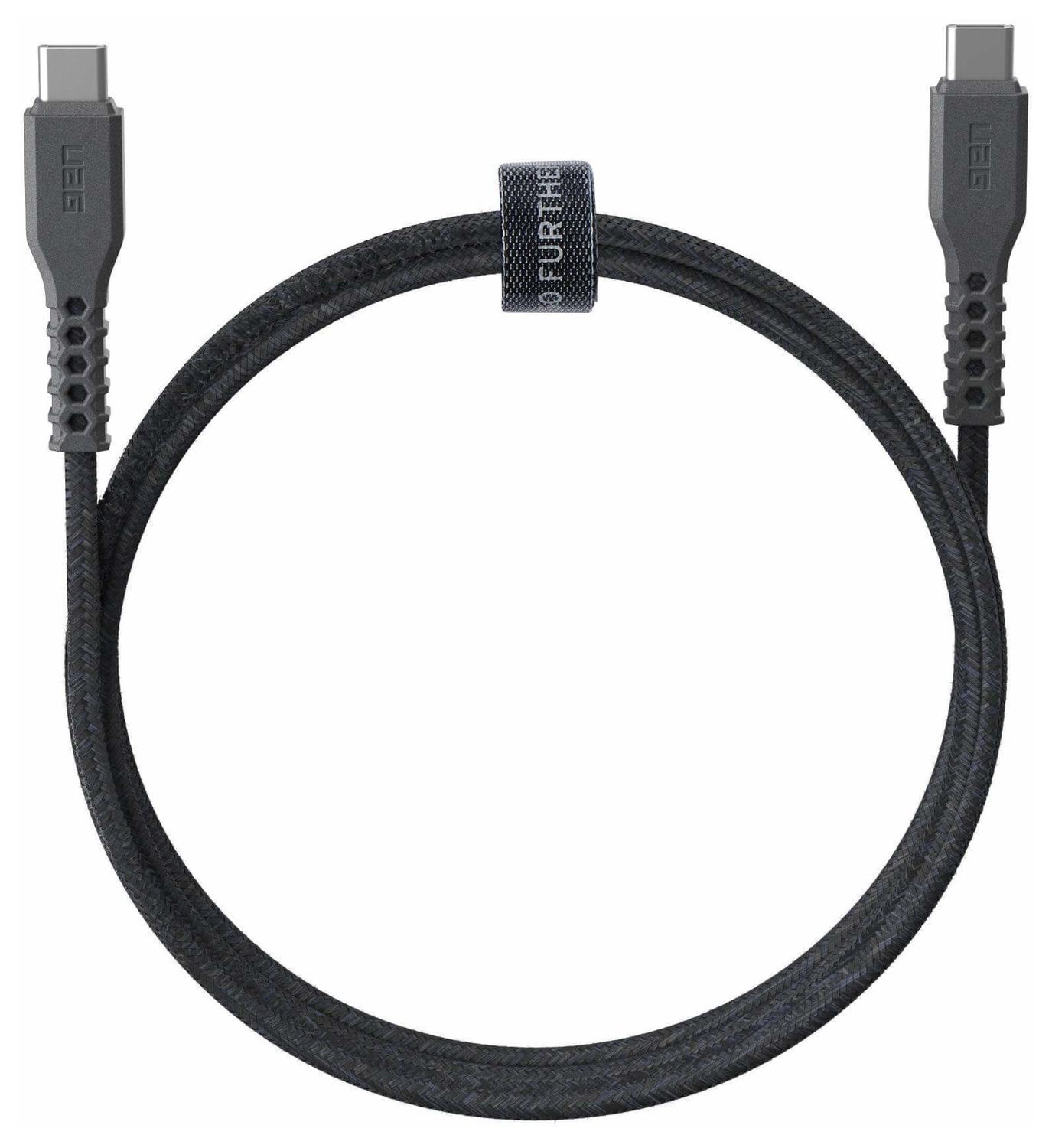UAG USB-C naar USB-C Kabel 60W Power Delivery 1.2M Grijs afbeelding 1